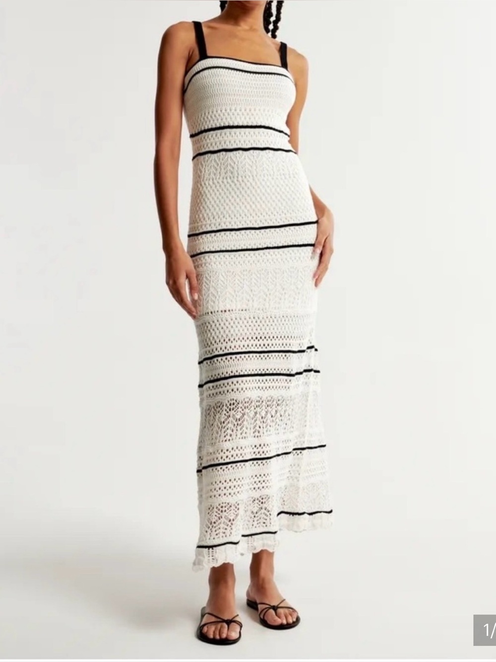 NEW. Abercrombie & Fitch Crochet Maxi Dress. NWT
